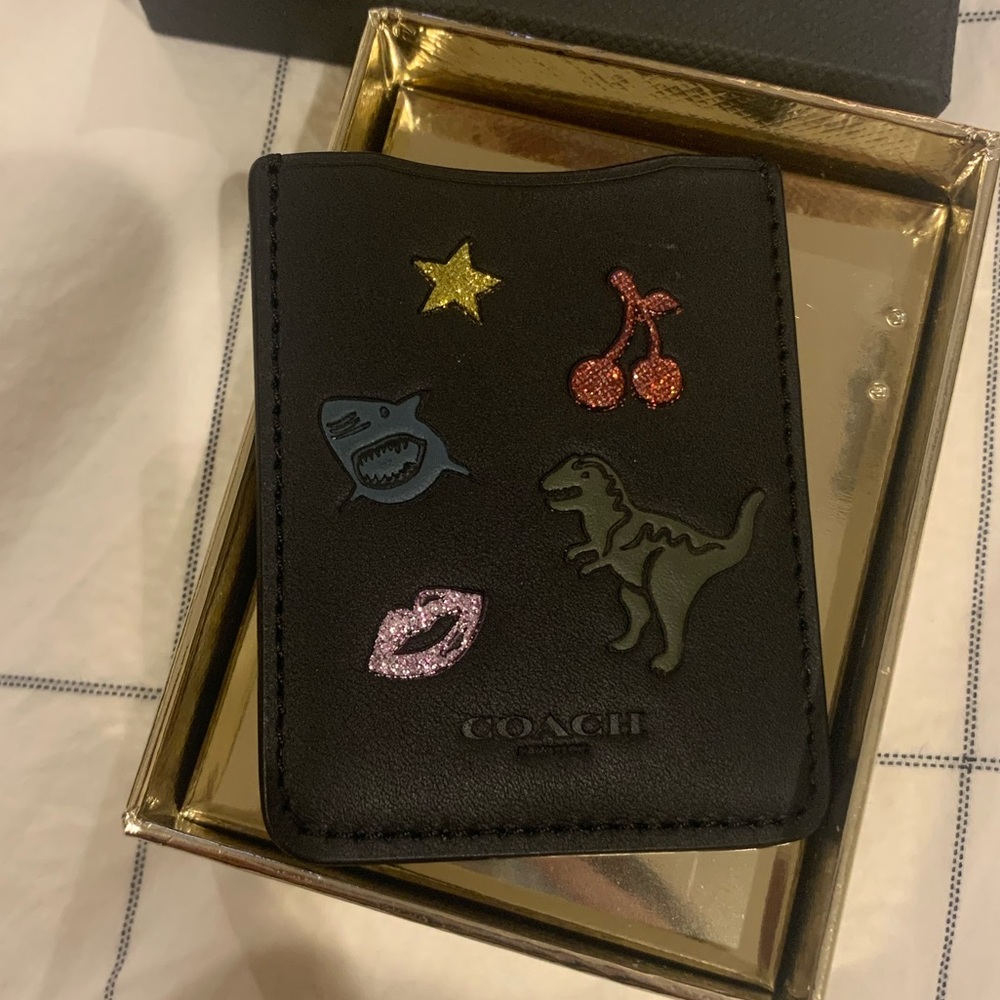coach phone pocket sticker